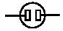 Outlet, two-wire, nonpolarized