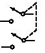 Switch, double-pole, single throw