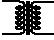Transformer, powdered-iron core