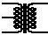 Transformer, powdered-iron core, tapped primary