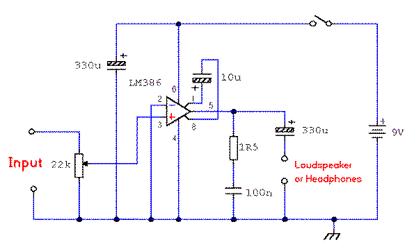 Bench Amplifier Circuit Diagram