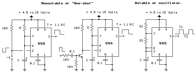 555 timer Circuit / Schematic