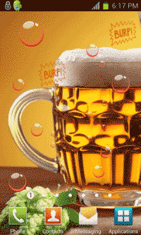 Drink Beer Live Wallpaper for Android Mobile