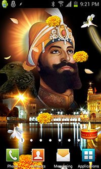 Guru Gobind Singh Live Wallpaper for Android Mobile