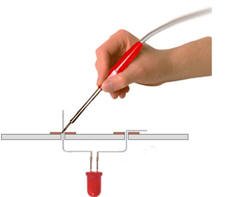 Soldering Component with Iron