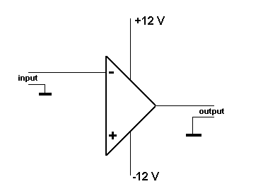 Opamp Dual Power Supplies Diagram