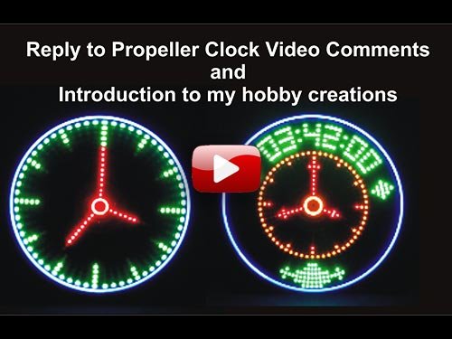 Reply to Propeller Clock Video Comments