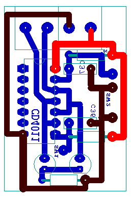 Flip Flop S / R PCB Layout