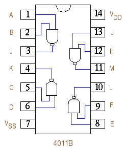 4011B-IC Diagram