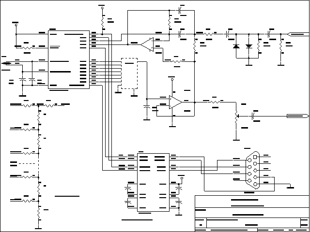AFSK 1200 Modem Based on PIC16C620 Diagram